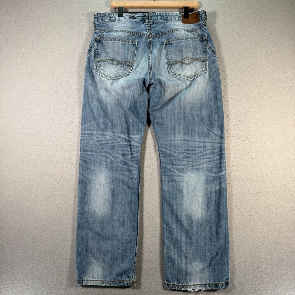 Vintage Sean‎ John Hamilton Jeans Mens 34x32 Relaxed Straight Leg Blue Lightwash